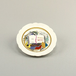History of the October Revolution Plate, 1921