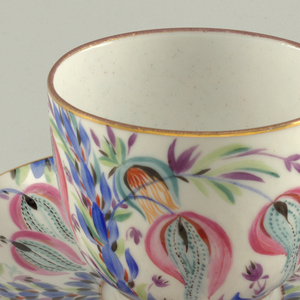 Floral Decoration Cup And Saucer, 1925–30
