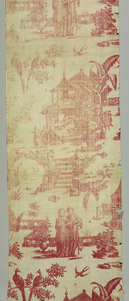 Textile With Factory Stamp (France)