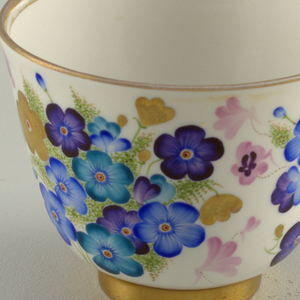 Blue Flowers Cup And  Saucer, 1960–70