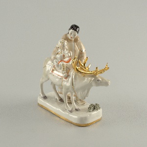 Yakut Mother and Child with Reindeer Figure, 1957