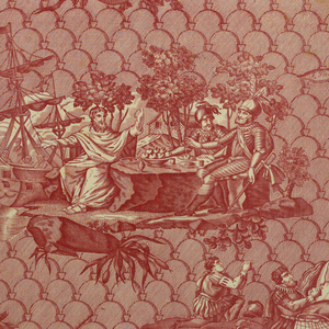 Textile, Scenes and figures in the career of Henri IV, ca. 1825