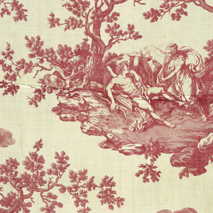 Textile, Cupid and Psyche, ca. 1790