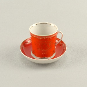 All Union Agricultural Exhibition Cup And Saucer, 1950–60