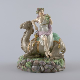 Allegorical Figures of "Asia", "Africa", and "America" Figures, late 19th century