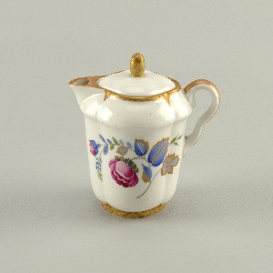 Floral Decoration Cream Pitcher And Cover, 1930–40