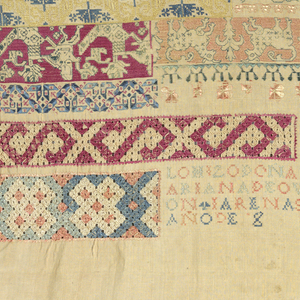 Sampler (Mexico), early 19th century