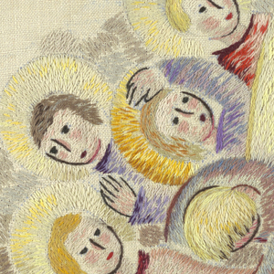 Embroidered Picture, The Seven Sleepers, 1950s