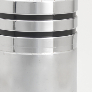 Gaiety Cocktail Shaker With Lid And Strainer, ca. 1930