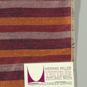 Sample, Indian Silk Stripe, 1958