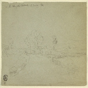 Drawing, In the Valley of the Chama, New Mexico, 1892