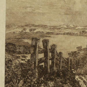 Print, Morning, Hook Pond, East Hampton, 1886