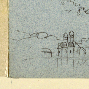 Drawing, Shore of the Konigssee, B, July 1868
