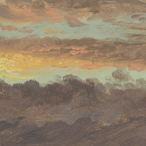 Drawing, Looking Across the Hudson Valley, New York, ca. 1867