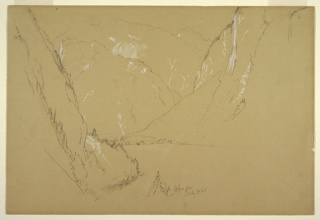 Drawing, Obersee, Bavaria (Germany)