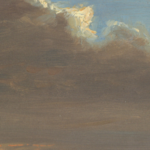 Drawing, Sunset, Hudson Valley, New York, 1870–80