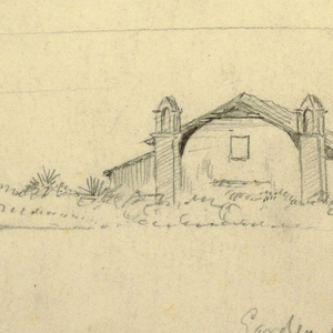 Drawing, Mountain Range with the Mohanda, North of Quito (?), June 24, 1857