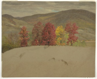 Drawing, Autumn Landscape, Vermont