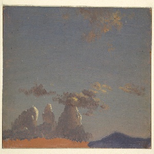 Drawing, Maine ? sky study, ca. 1868–69