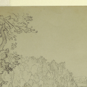 Drawing, Studies. The Niagara Falls., probably 1856