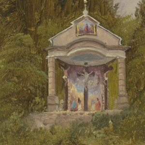 Drawing, Shrine, Bavaria, July 1868