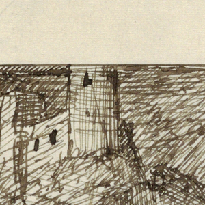Drawing, Imaginary Landscape with, ca. 1870–73