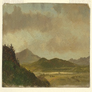 Drawing, Landscape, 1865