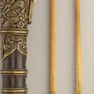 Chopsticks, Knife And Case (Japan), mid-19th century