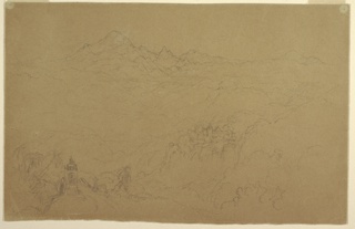 Drawing, Andean Landscape