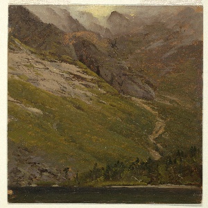 Drawing, Mt. Katahdin, Great Basin, before 1878