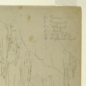 Drawing, Ice, Niagara Falls, March 20, 1856