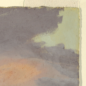 Drawing, Sunset cloud study, ca. 1880