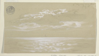 Drawing, Distant Iceberg at Sea, Canada