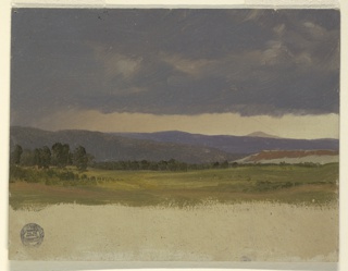 Drawing, View in the Hudson Valley, Hudson, New York