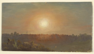 Drawing, Radiant Sunset
