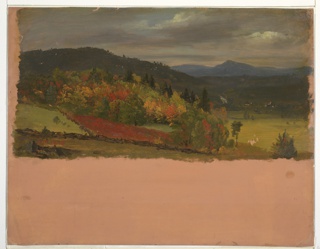Drawing, Autumn in the Green Mountains, Vermont