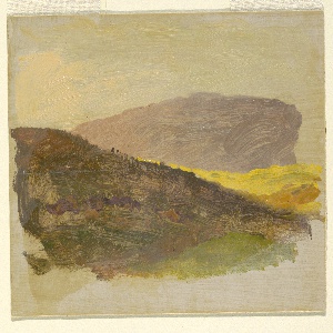 Drawing, Hillside, 1870–80
