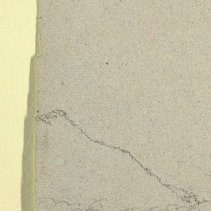 Drawing, Mountainous Bank of a Bay, South America, 1853