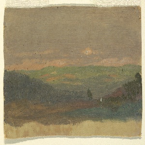 Painting, Hillside, 1860–70
