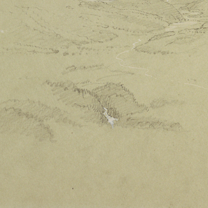 Drawing, Landscape near Berchtesgaden, June–July 1868