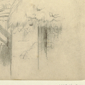 Drawing, View from the Inn at Guaranda, Ecuador, June 3, 1857