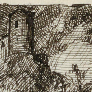 Drawing, Imaginary Landscape with, ca. 1870–73