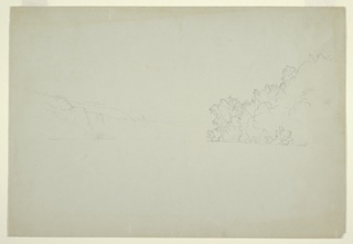 Drawing, Niagara Falls from the Northeast, New York
