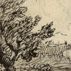 Drawing, Imaginary Landscape with, ca. 1870–73