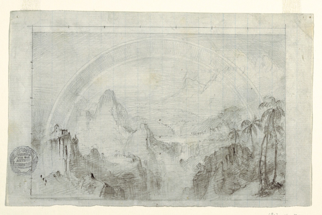 Drawing, Study for "Rainy Season in the Tropics" Drawing, Study for "Rainy Season in the Tropics"