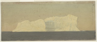 Drawing, Floating Iceberg, Battle Harbour, Canada