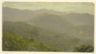 Drawing, Mountain Landscape, Jamaica
