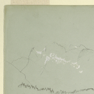 Drawing, Northeast, near Berchtesgaden, Bavaria, June 20, 1868
