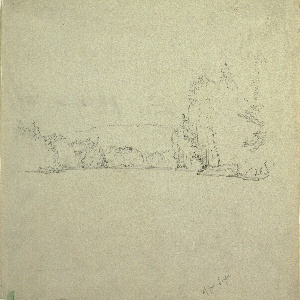 Drawing, Upper Togue Lake, ca. 1885