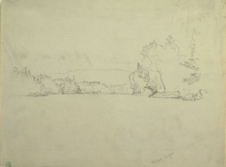 Drawing, Upper Togue Pond, Maine